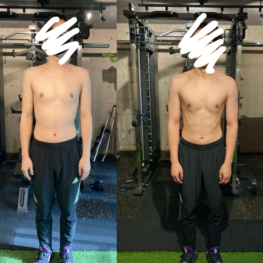 3ヶ月で体脂肪-8%