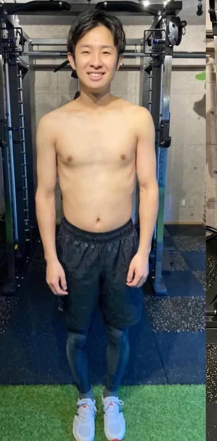 トレーニング開始前の体型